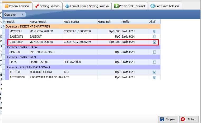Tutorial setting SMARTVIVA Pada IRSX