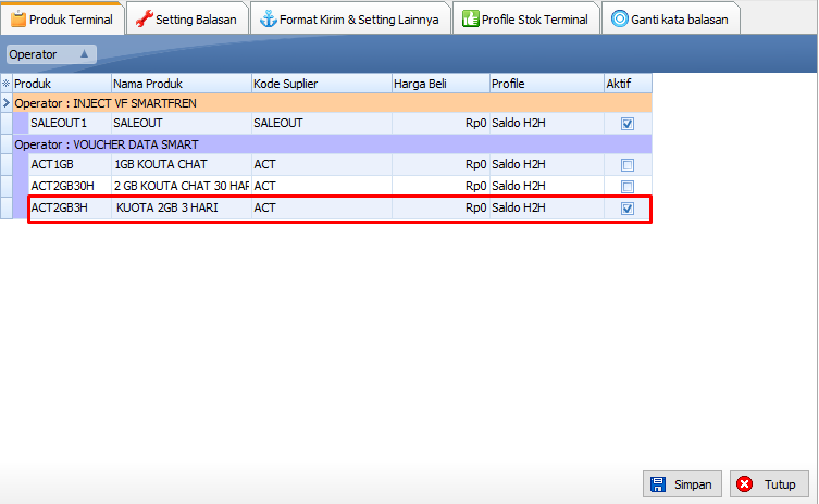 Tutorial setting SMARTVIVA Pada IRSX