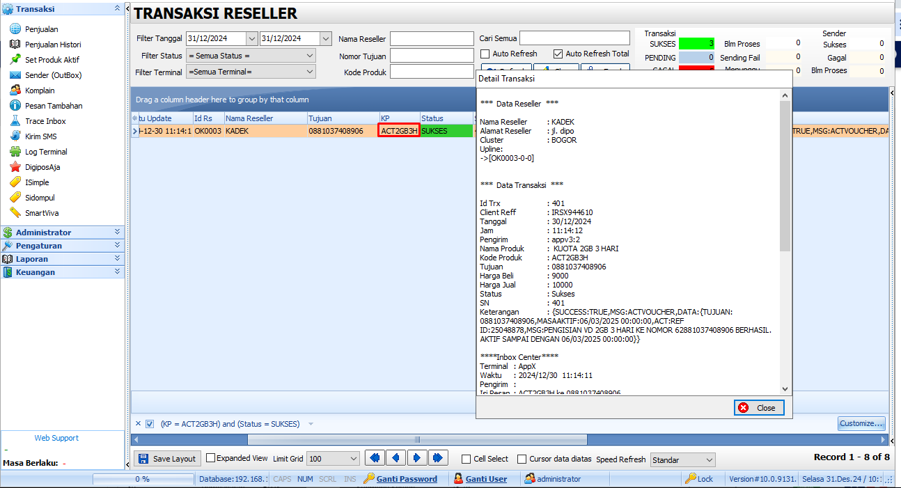 Tutorial setting SMARTVIVA Pada IRSX