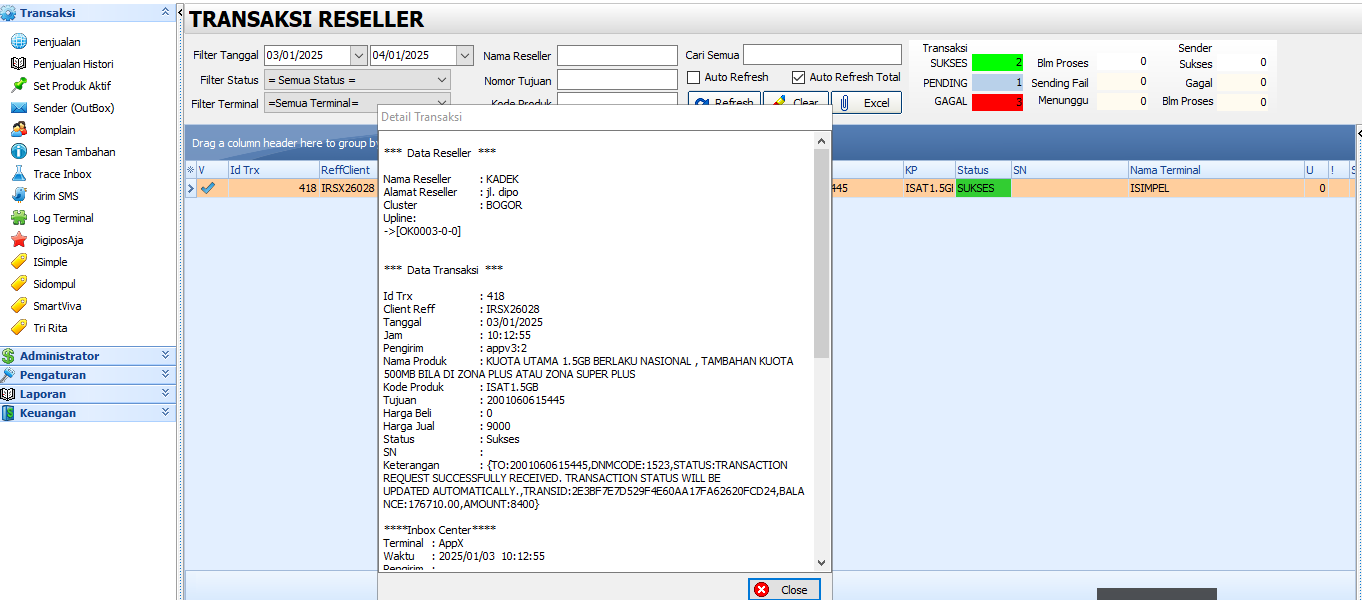 Tutorial Cara Setting  Inject dan Redeem Voucher pada ISIMPLE iRSX