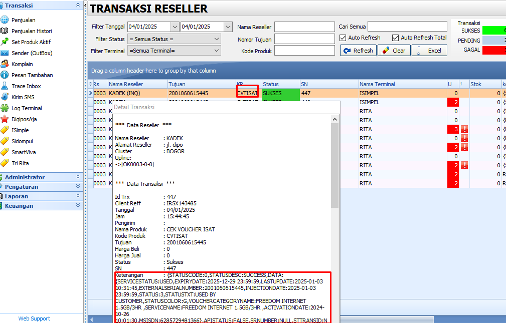 Tutorial Cara Setting  Inject dan Redeem Voucher pada ISIMPLE iRSX