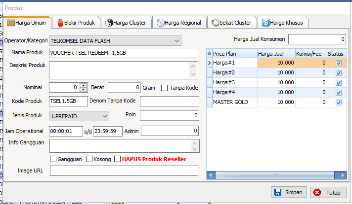 Tutorial Cara Setting Redeem Voucher Telkomsel iRSX