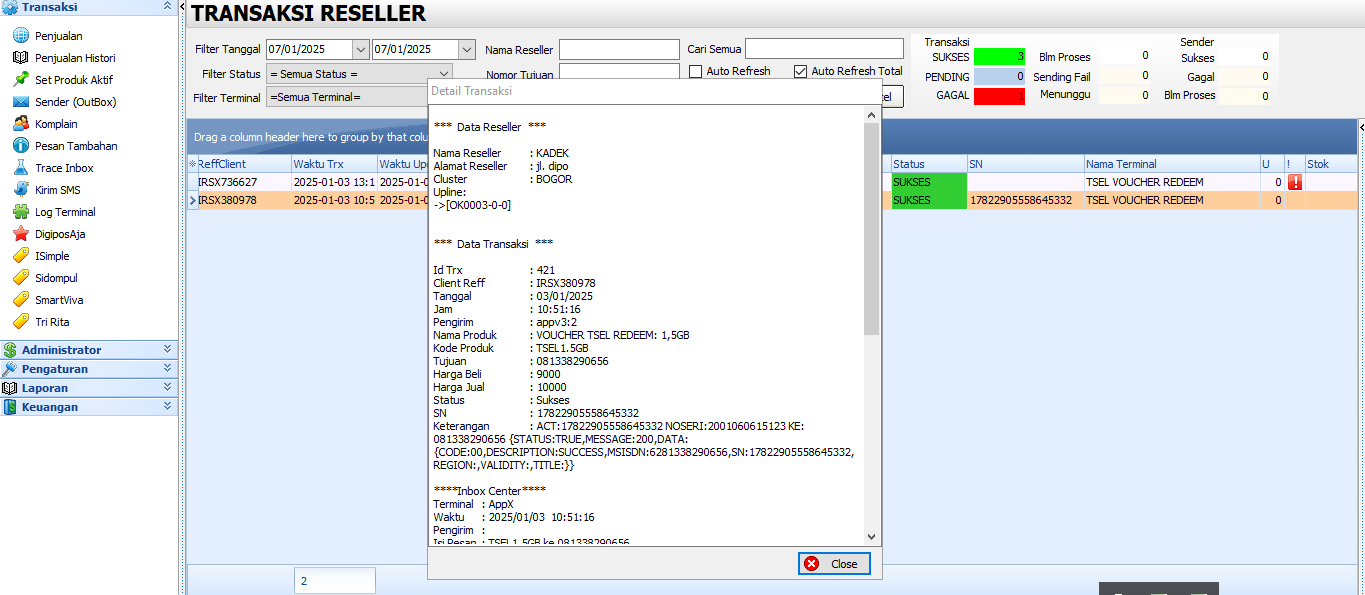Tutorial Cara Setting Redeem Voucher Telkomsel iRSX