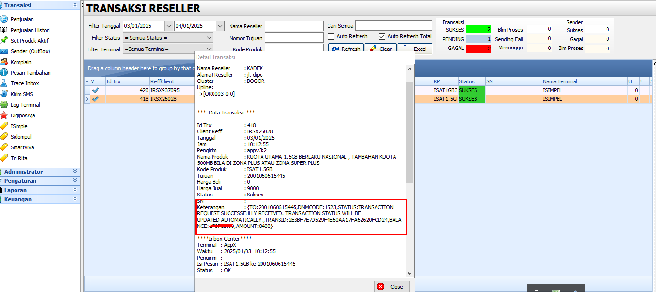 Tutorial Cara Setting  Inject dan Redeem Voucher pada ISIMPLE iRSX