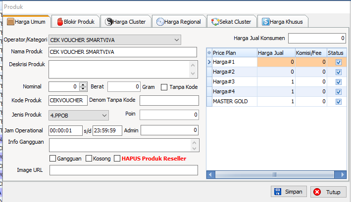 Tutorial setting SMARTVIVA Pada IRSX