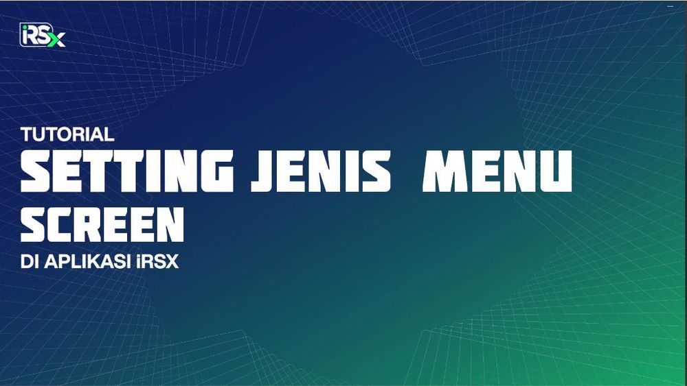 Submenu Screen Pada Aplikasi IRSX