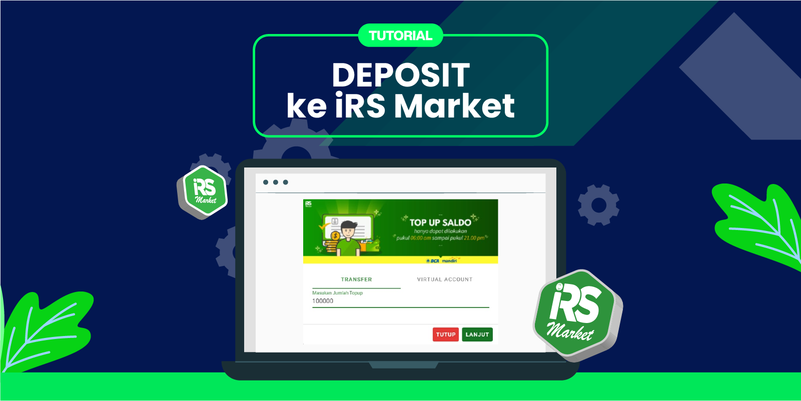 Tutorial Deposit ke iRS Market